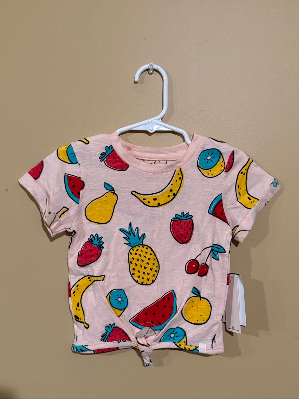 Sovereign Code Girls Fruit Tie Front Tee NWT 12 months